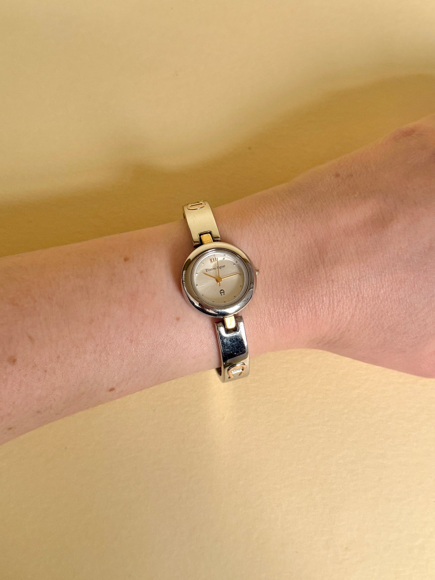 ETIENNE AIGNER – Round Two-tone Horsebit Bracelet Watch