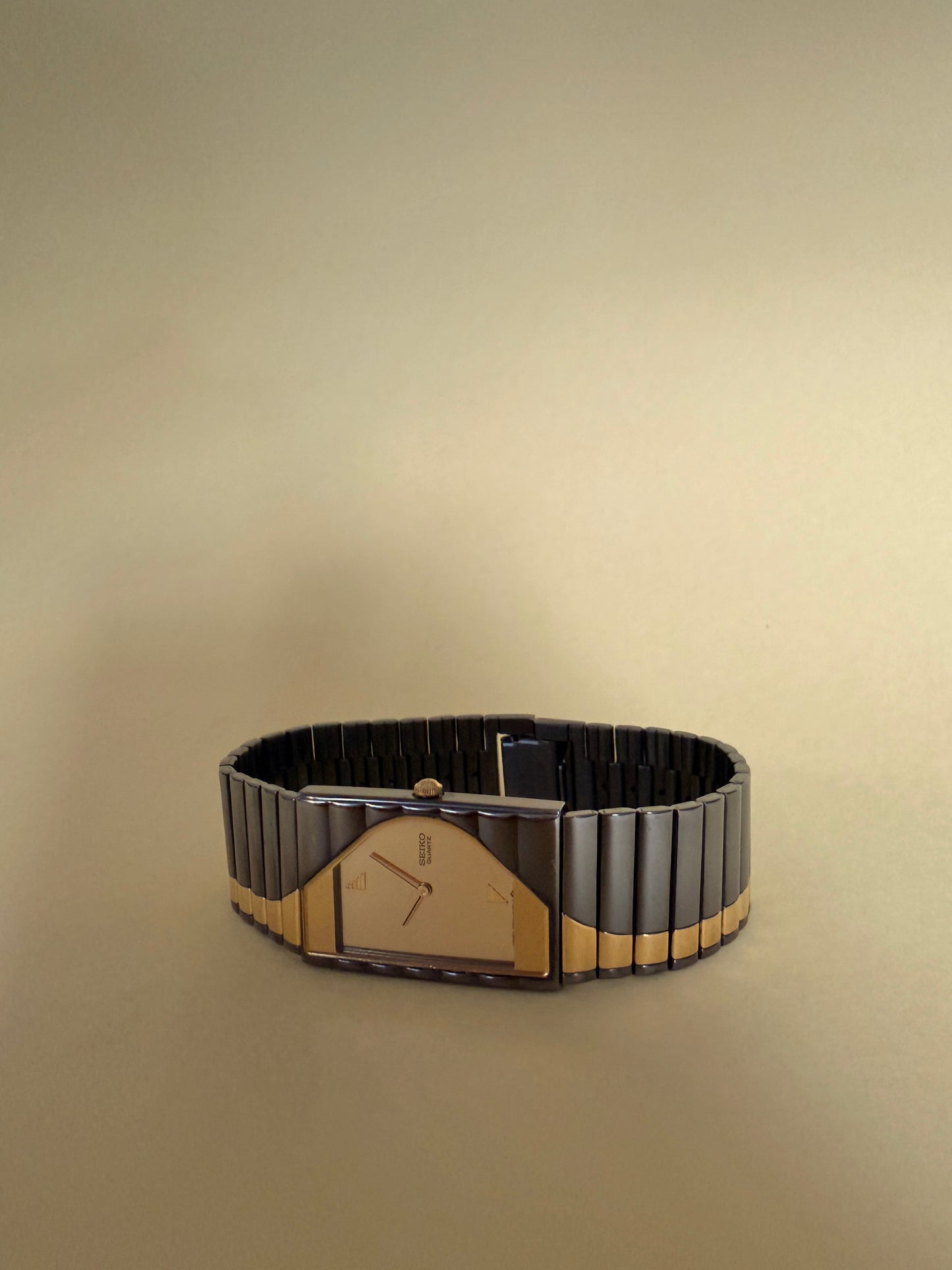SEIKO — Half Moon Two-tone Continuous Bracelet
