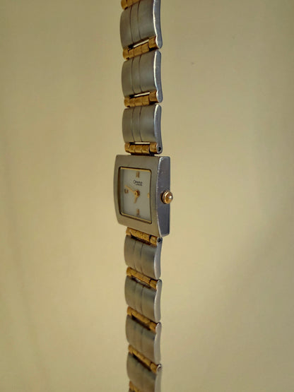 CARAVELLE BY BULOVA — Two-Tone Square Bracelet Watch