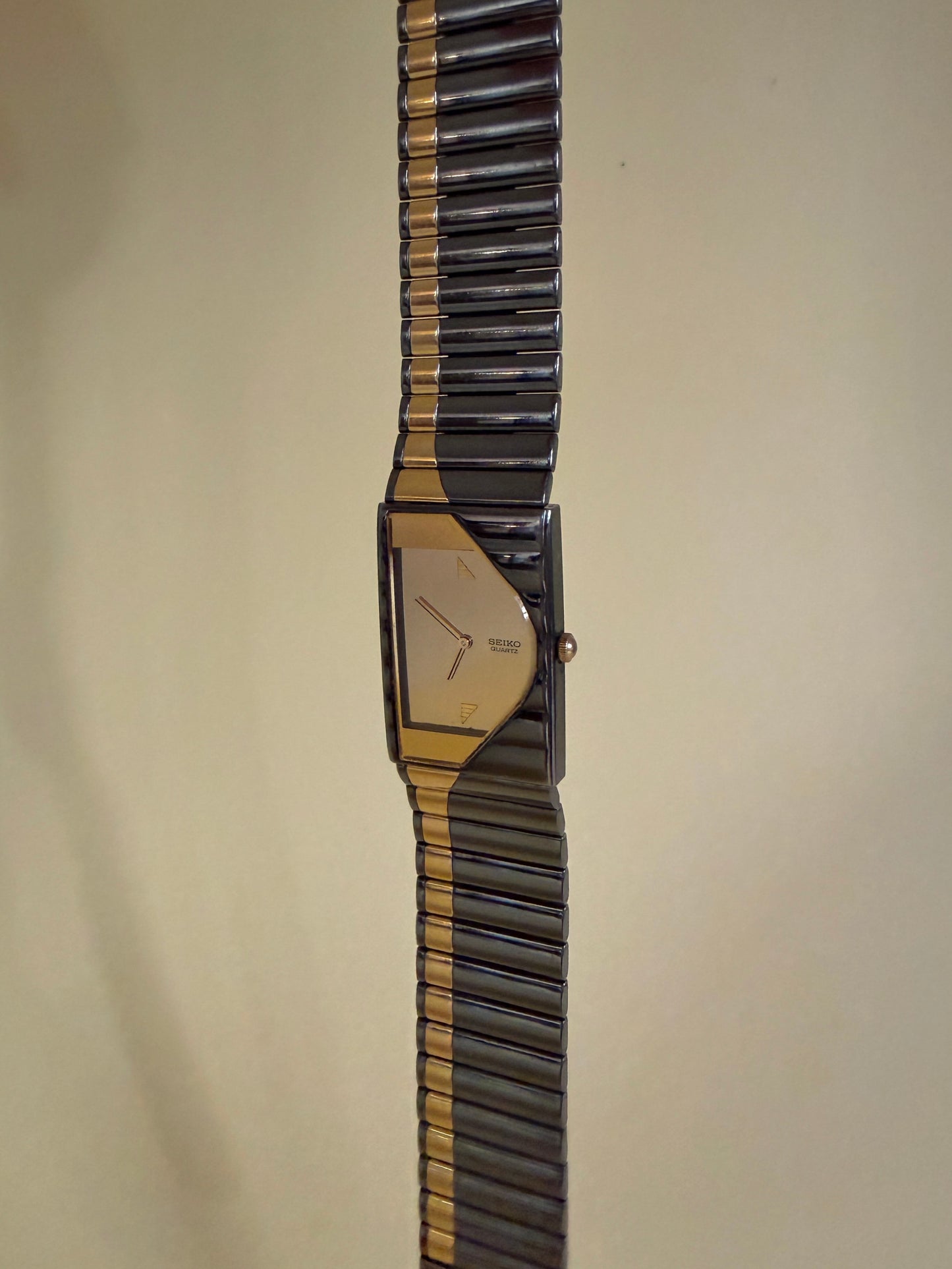 SEIKO — Half Moon Two-tone Continuous Bracelet