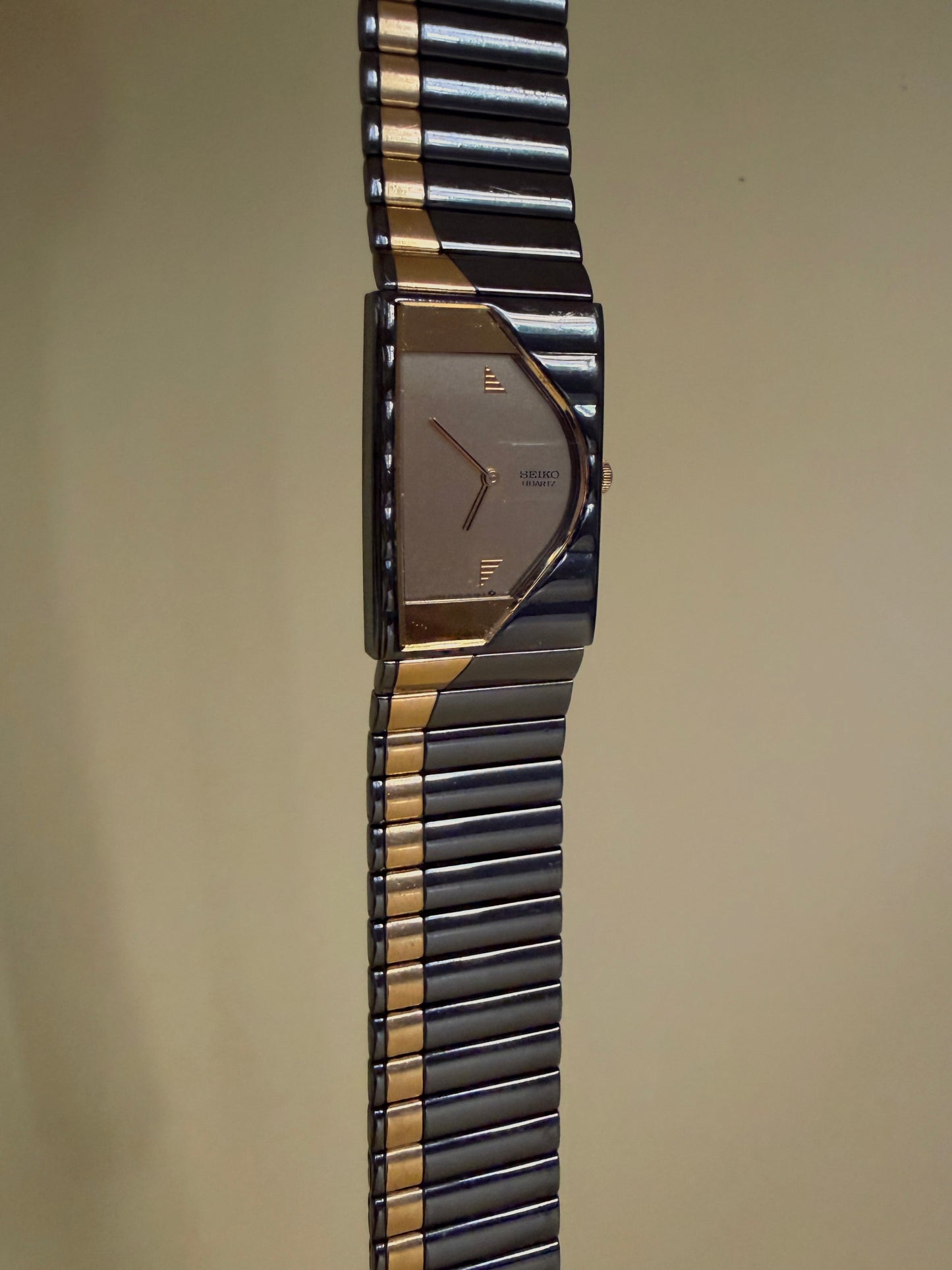 SEIKO — Half Moon Two-tone Continuous Bracelet