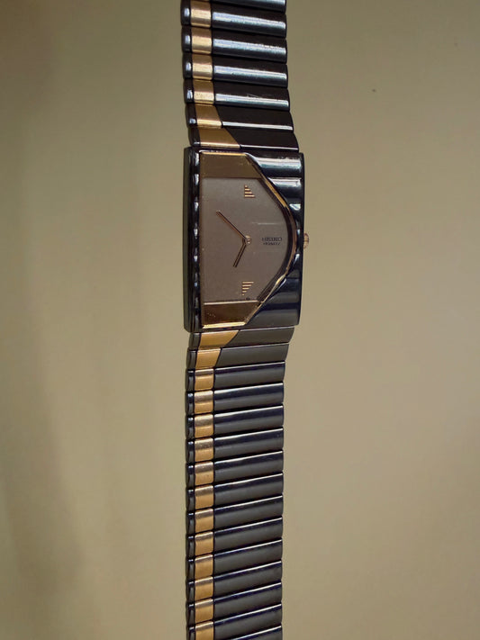 SEIKO — Half Moon Two-tone Continuous Bracelet