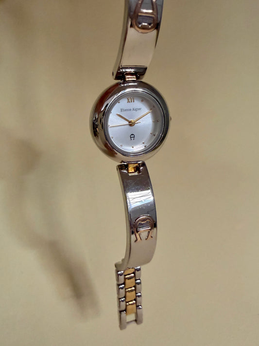 ETIENNE AIGNER – Round Two-tone Horsebit Bracelet Watch