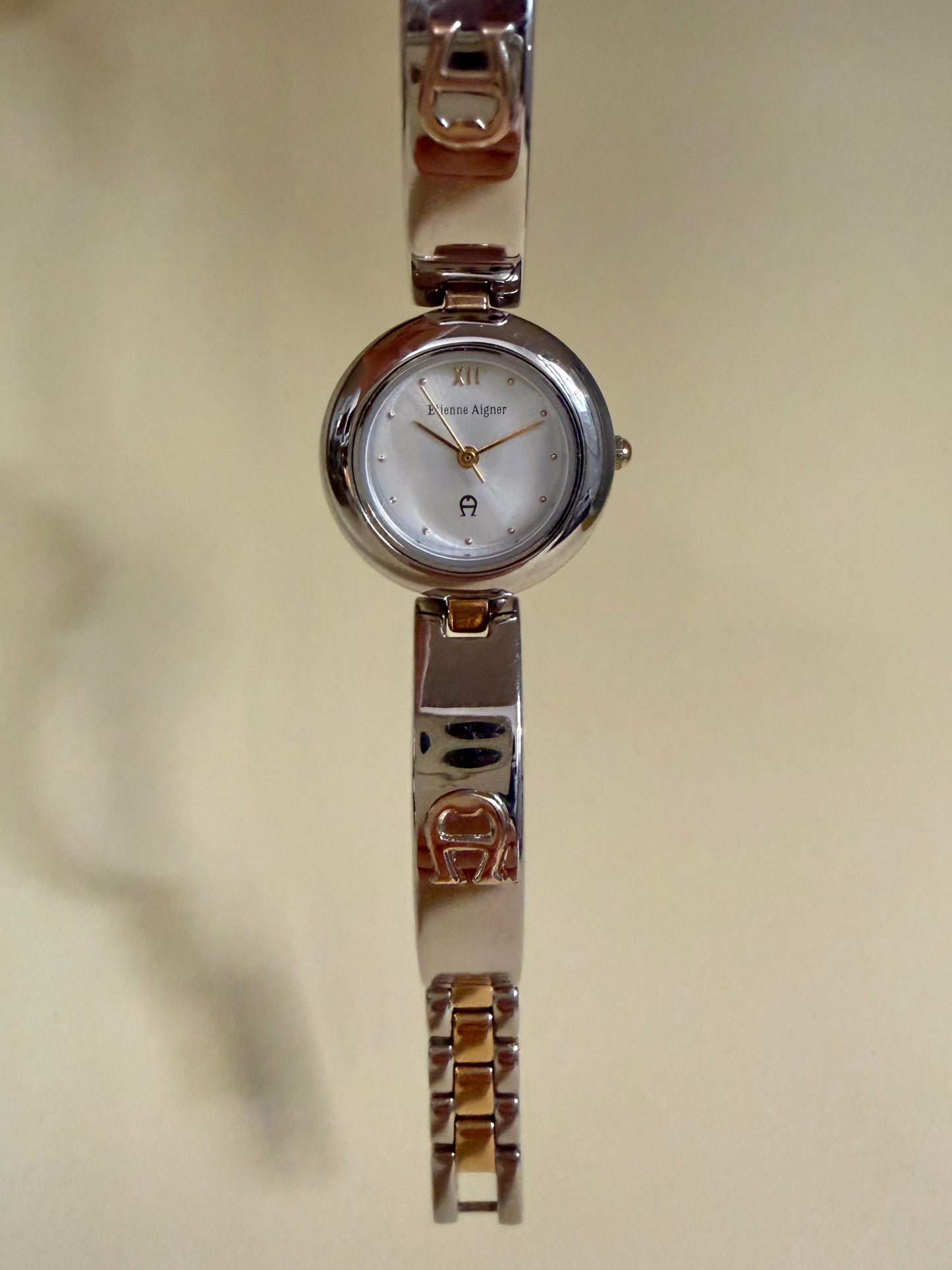 ETIENNE AIGNER – Round Two-tone Horsebit Bracelet Watch