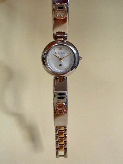 ETIENNE AIGNER – Round Two-tone Horsebit Bracelet Watch