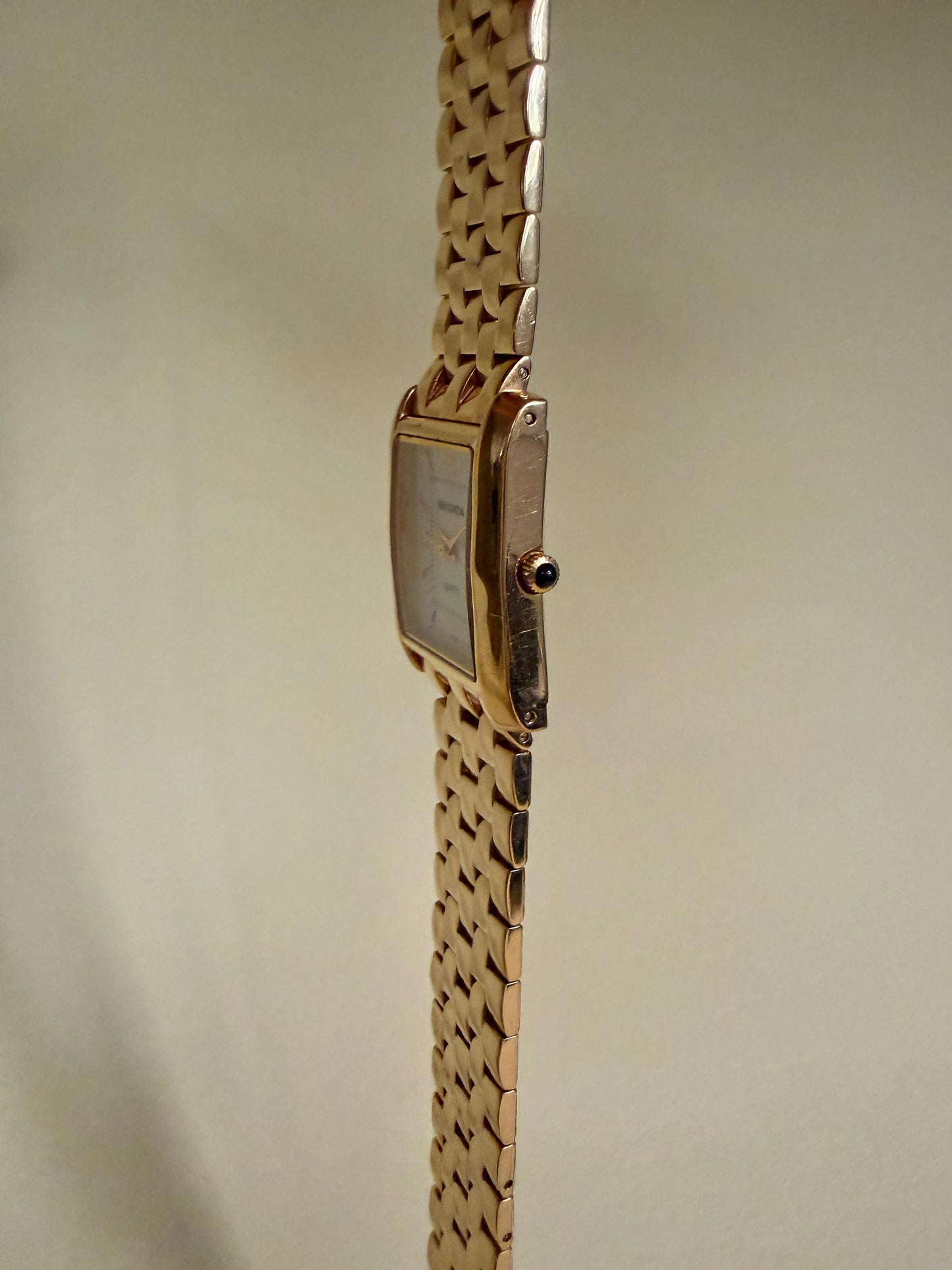 SEKONDA – Rectangular Gold-Tone Tank Bracelet Watch