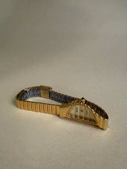 MOULIN — Half-moon Gold-tone Link Bracelet