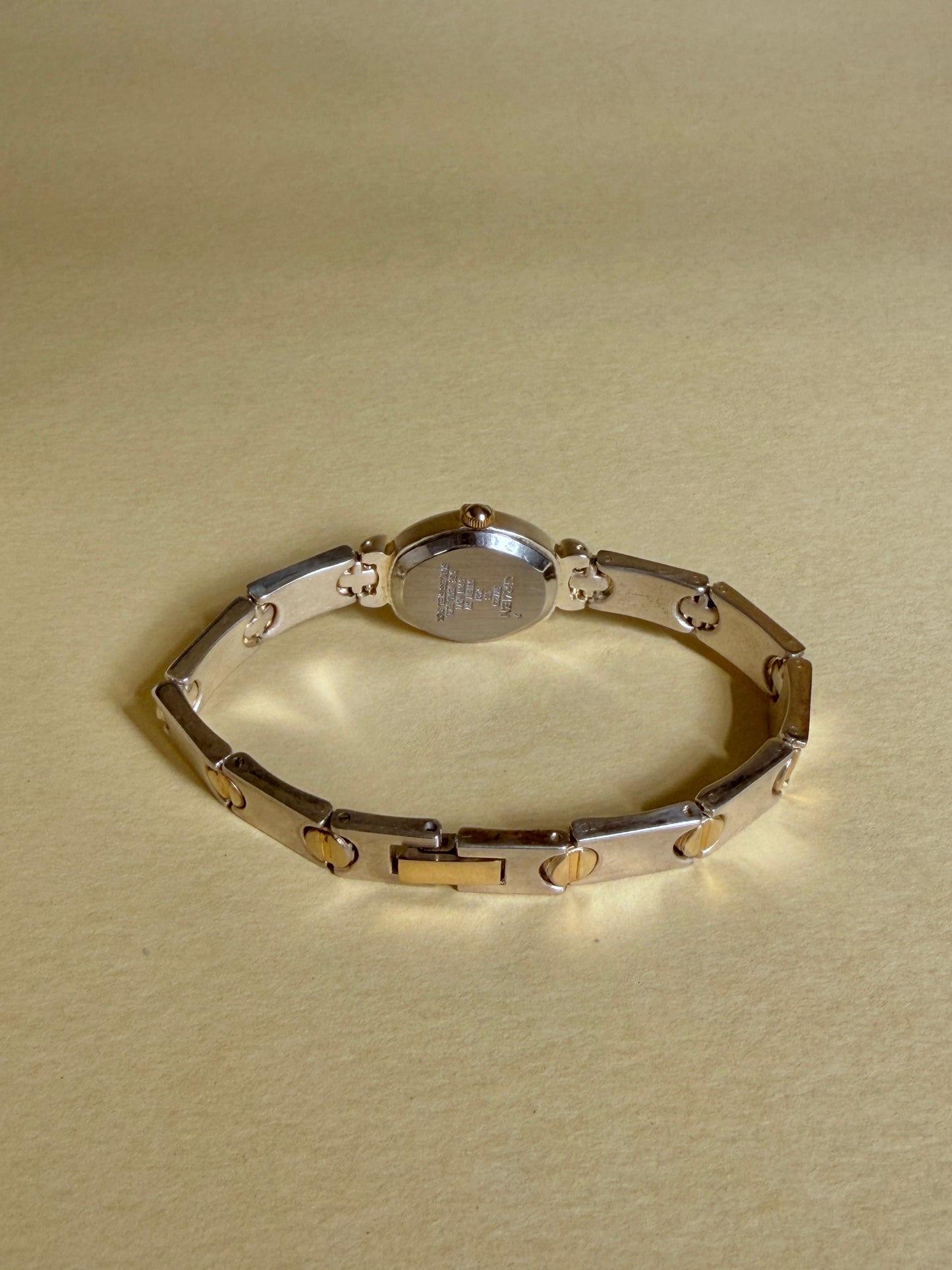 GRUEN — Oval Two-tone Screw-Link Bracelet