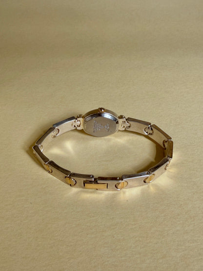 GRUEN — Oval Two-tone Screw-Link Bracelet
